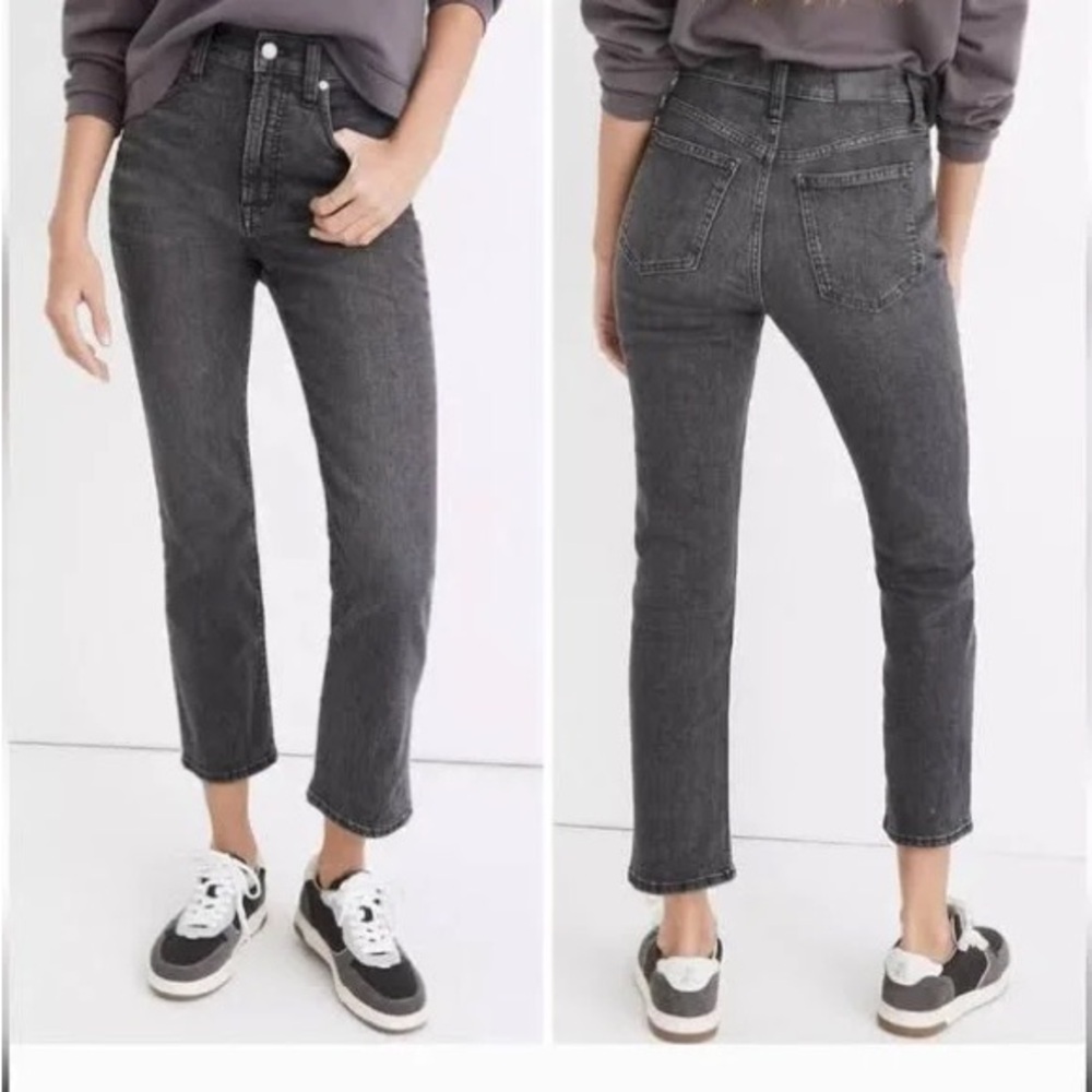 Madewell Slim Demi-Boot black Jeans size 30T
